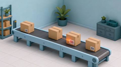 Illustration of a readable product label checked against expected information